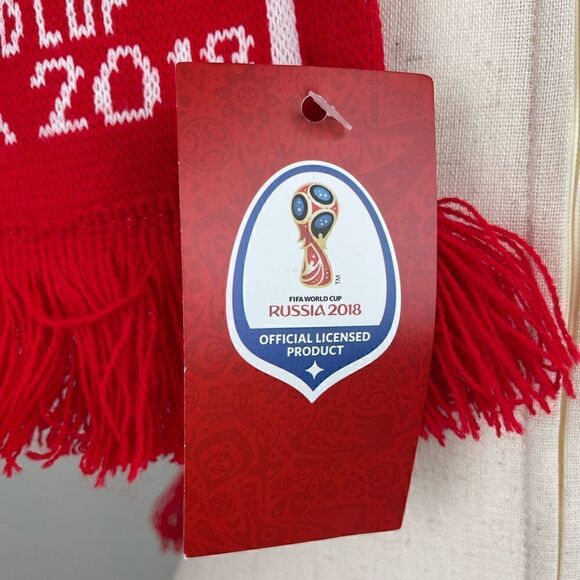 NWT Denmark FIFA 2018 World Cup Scarf - Picture 6 of 6